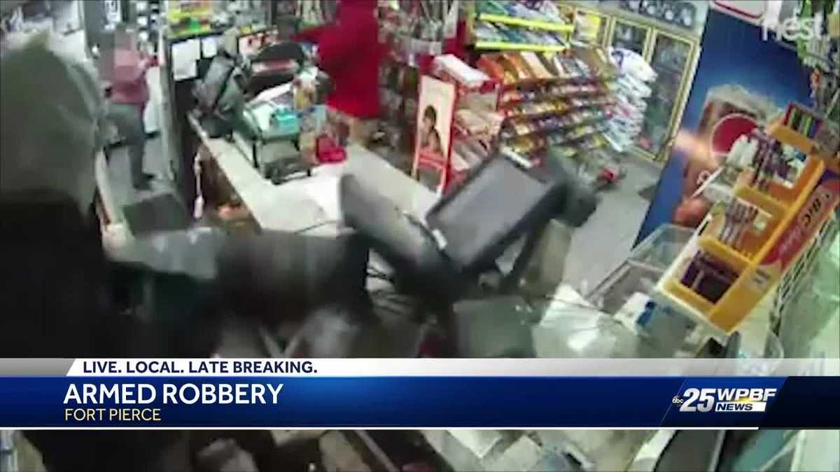 Three men sought in Fort Pierce gas station robbery