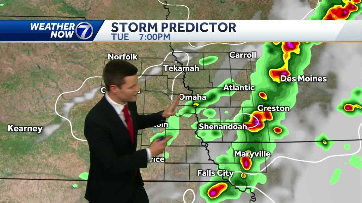 Isolated storms possible Tuesday afternoon, some strong