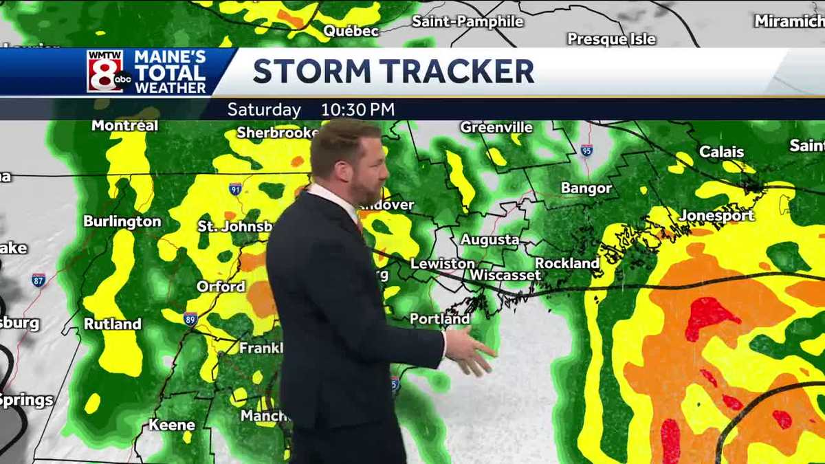 Tracking heavy rain for Saturday