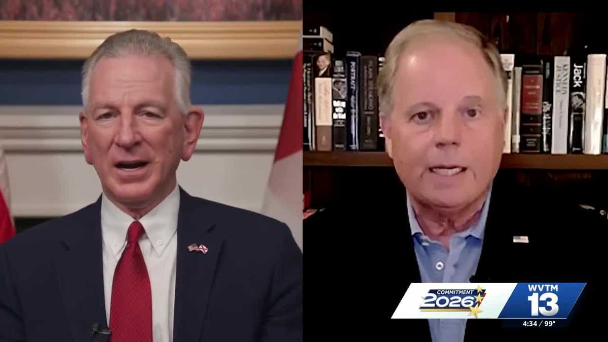 Doug Jones questions Tommy Tuberville’s stock trades and data center stance wvtm