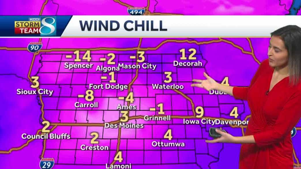 Iowa forecast Heavy snow moving into Iowa