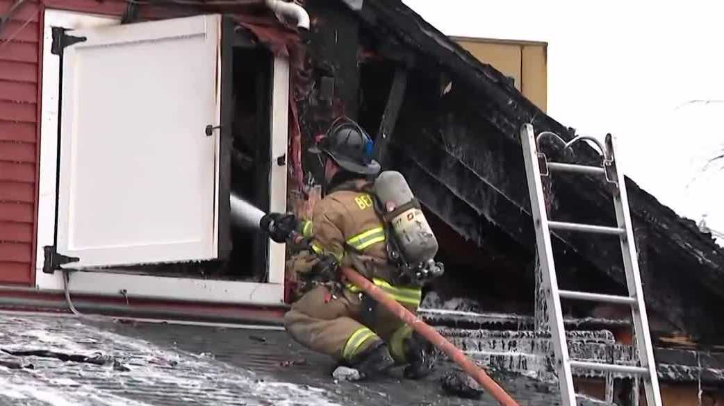 1750 Taphouse fire: Part of Route 101 shut down - WMUR