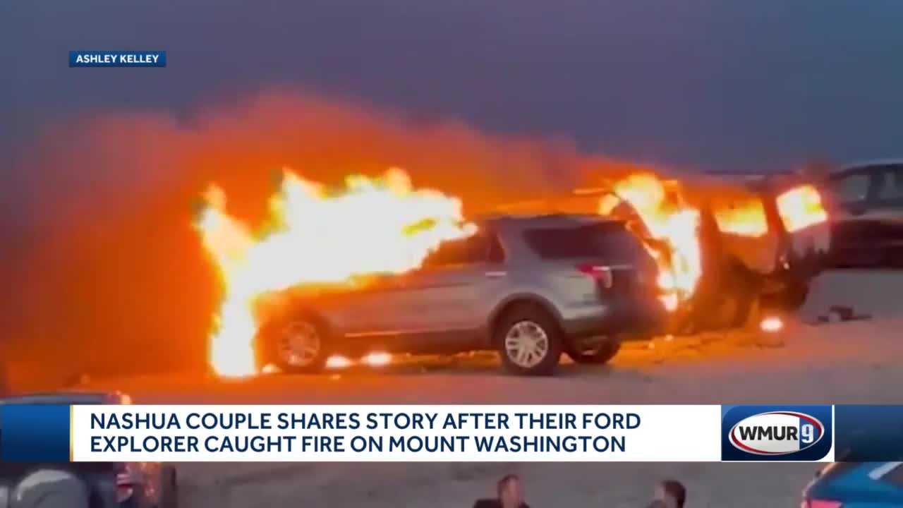 Couple shares story of SUV catching fire on Mount Washington