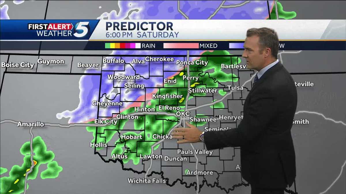 Oklahoma Might Experience Snow and Ice This Saturday: A Timeline
