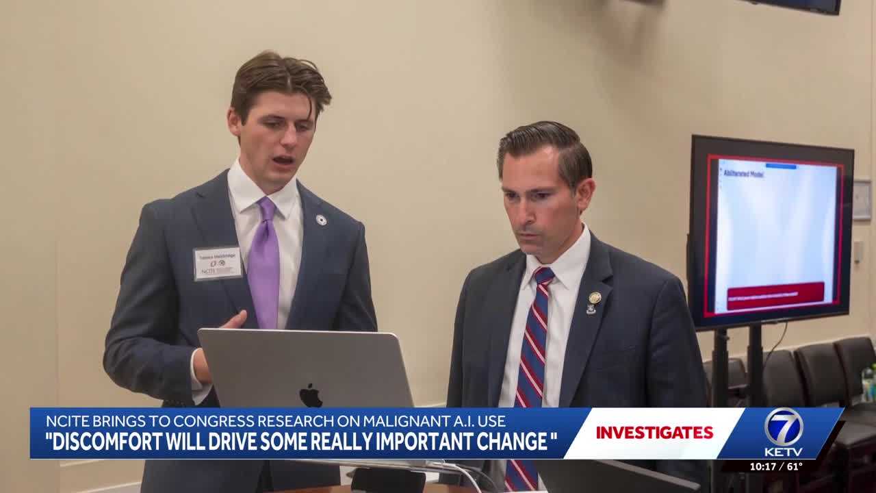 Omaha counterterrorism research center advocates for AI guardrails in D.C.