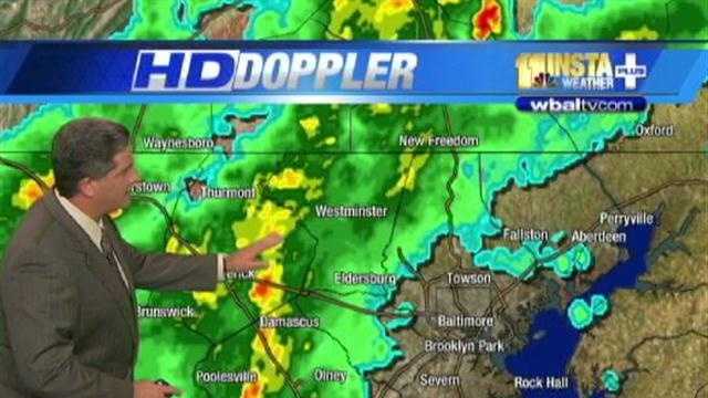 Tony's rainy Tuesday weather forecast