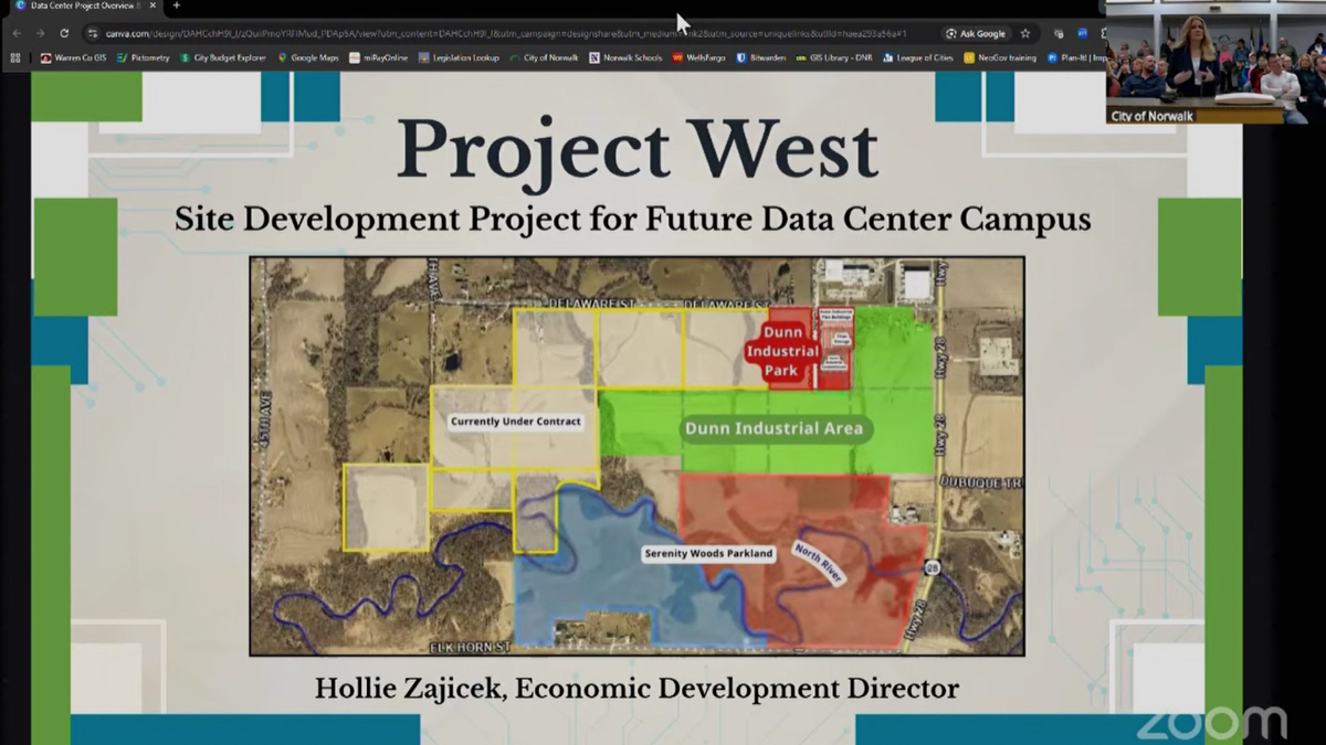 Norwalk city council approves data center project amid community concerns