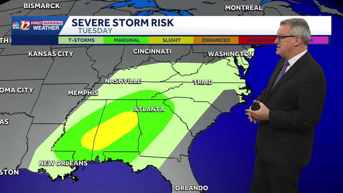 Southeast storm to impact Thanksgiving travel, cold Triad air arrives soon