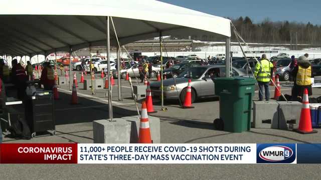 Thousands of Granite Staters vaccinated at 3-day mass vaccination event - Vimarsana News