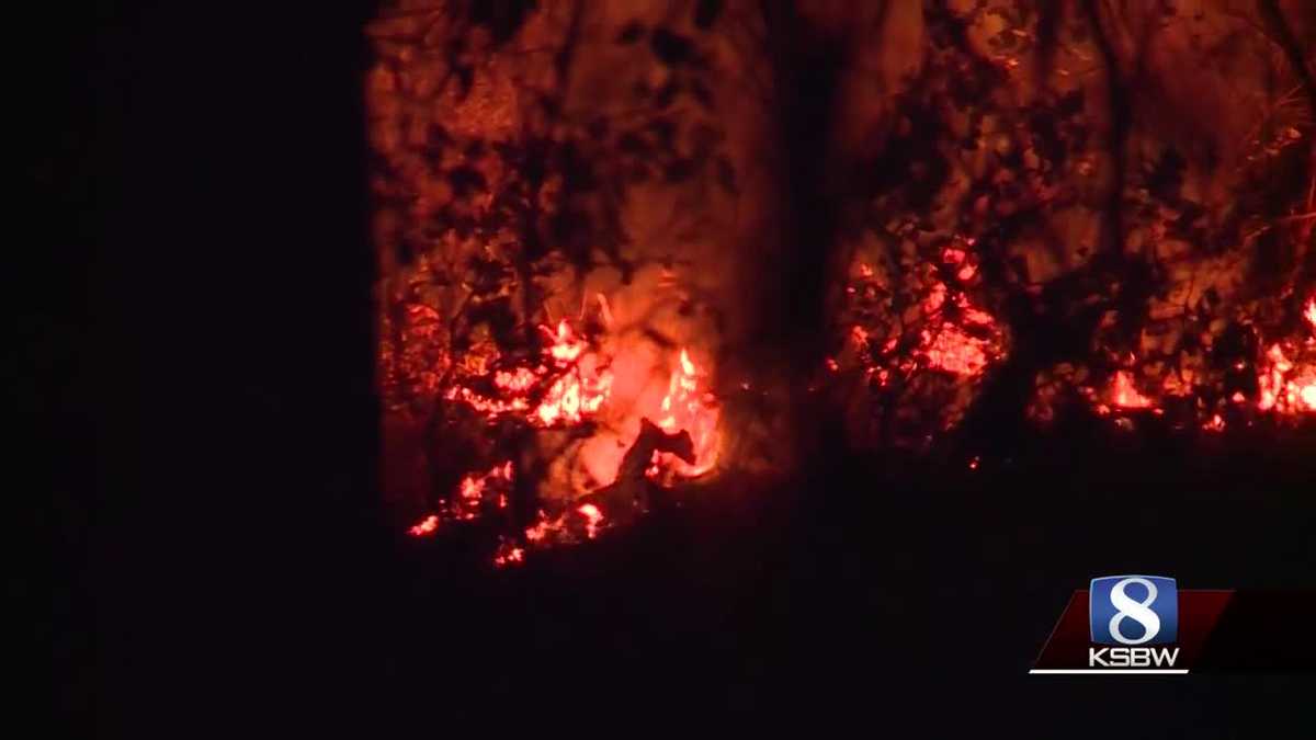 Fire south of Carmel Valley grows to 220 acres, 15 contained