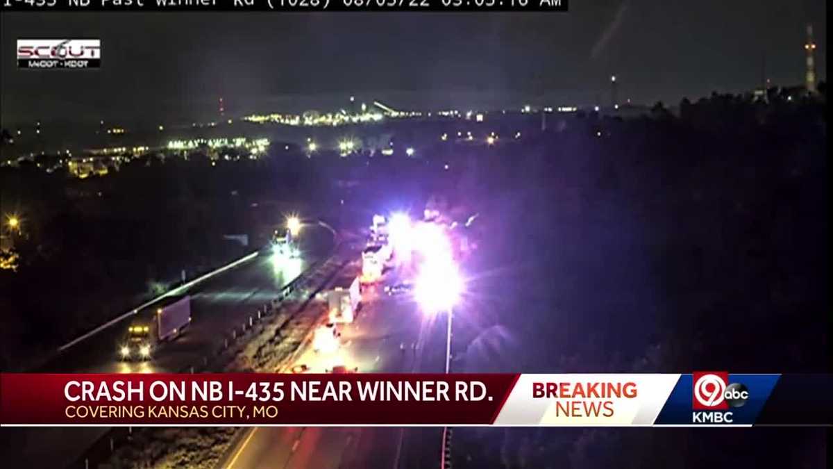 Critical injuries reported in crash on I-435 at Winner Road
