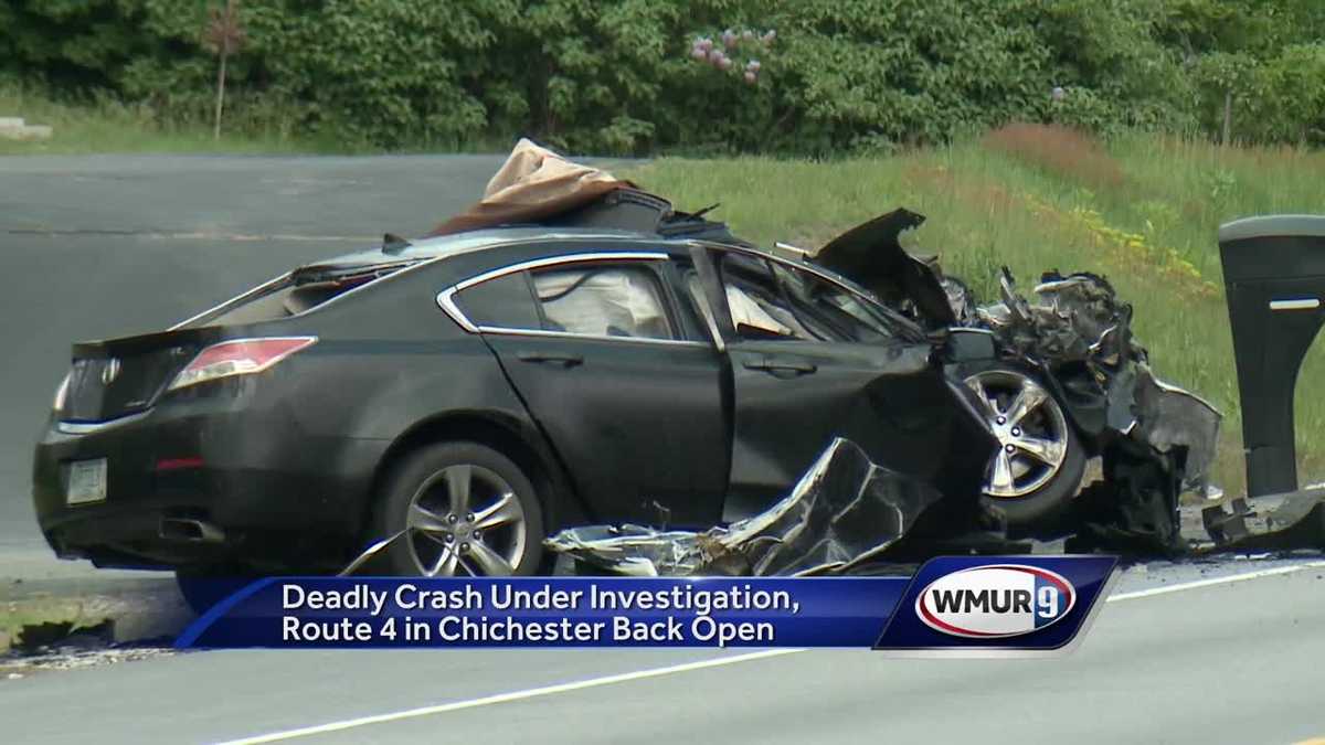 Deadly crash under investigation; Rt. 4 in Chichester back open