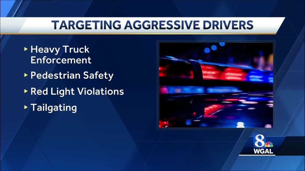 Central Pennsylvania police launch aggressive driving crackdown