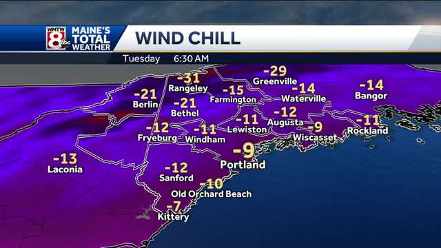 Arctic blast hits Maine - Vimarsana News