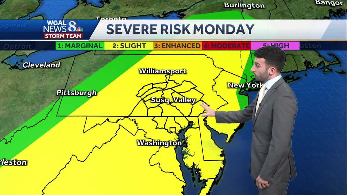 Mild overnight into the 50s, showers return Sunday, Impact Day Monday ...