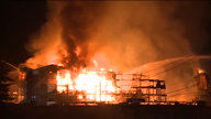 Fire destroys under-construction apartment complex