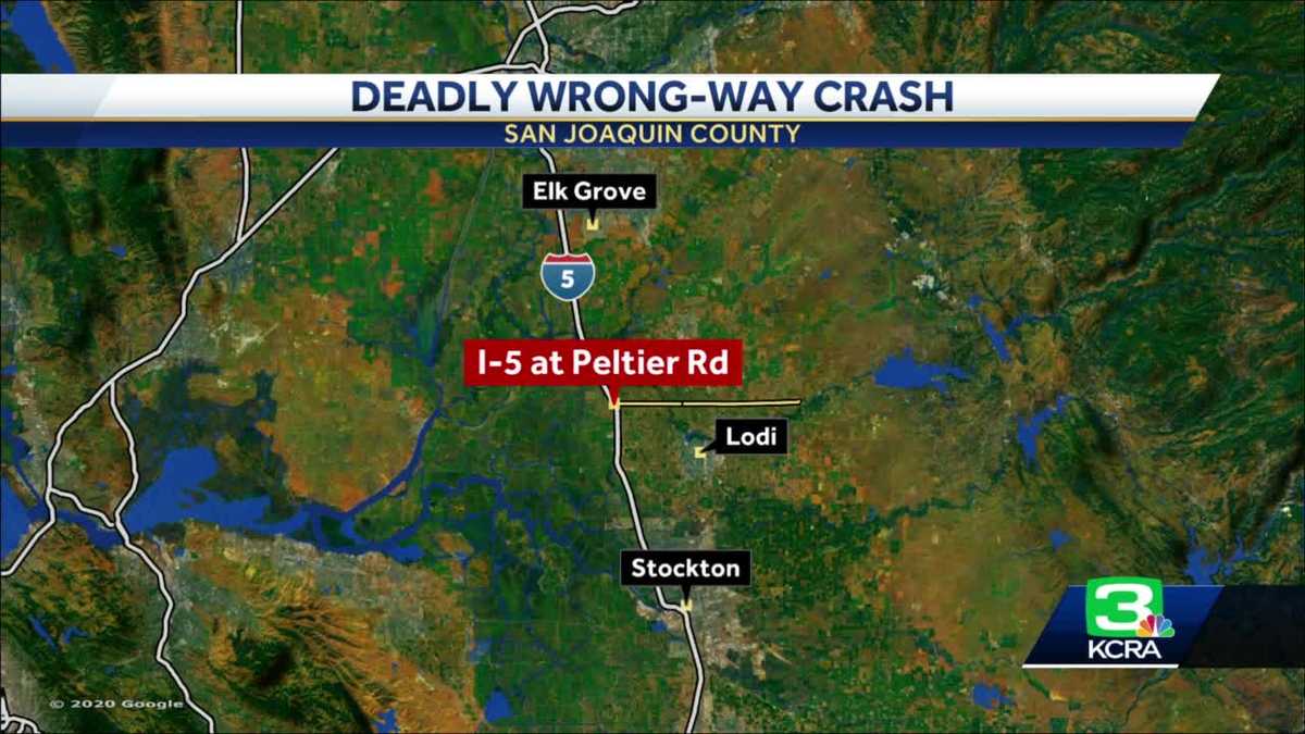 1 killed in wrong-way crash near Lodi, CHP says