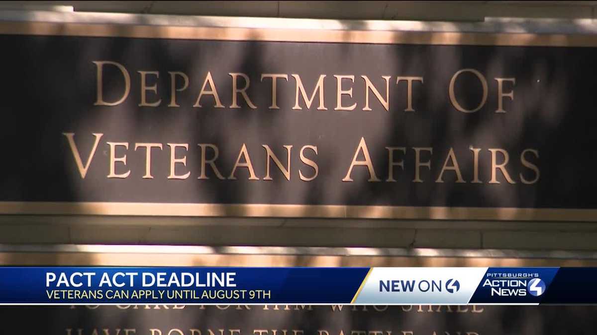 PACT Act deadline fast approaching What military veterans need to know