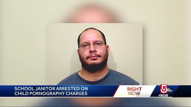 Janitor arraigned on child porn charges