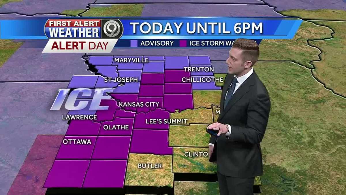 First Alert: Ice storm warning issued for KC area