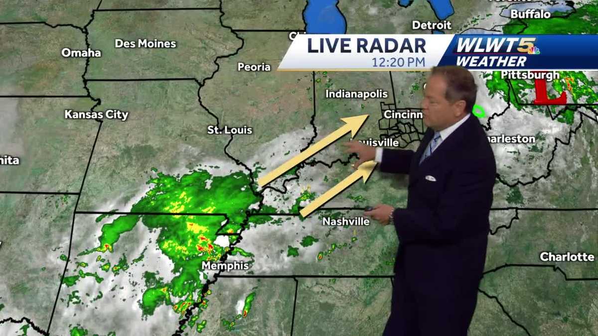 Heavy rain moves in overnight