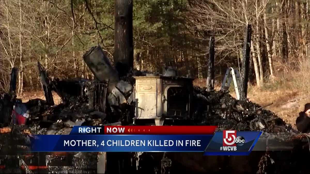 Town offering support after mom, 4 children killed in house fire