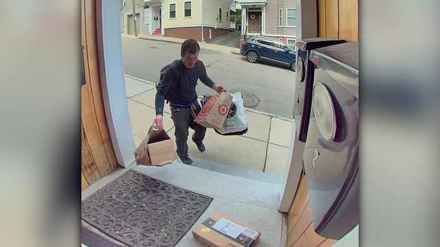 Man taking packages from South Boston homes - Vimarsana News