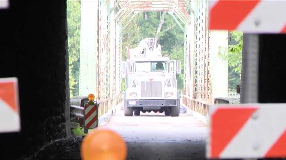 Layton Bridge undergoing refurbishment