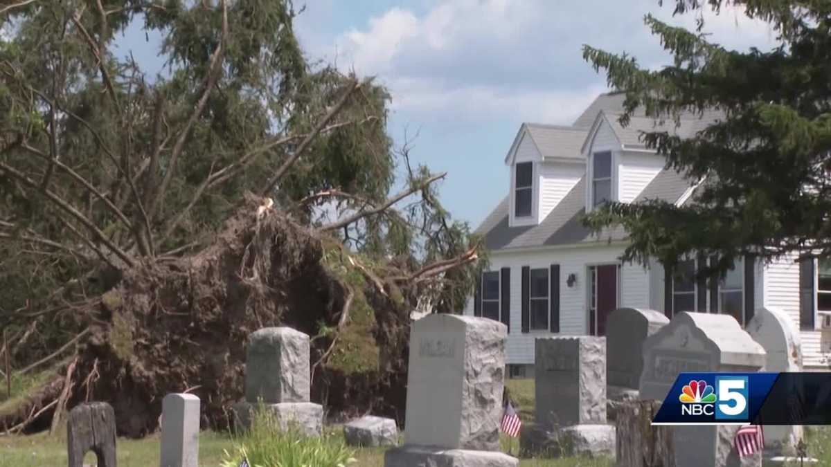 Vermont tornado leaves downed trees, property damage in its wake