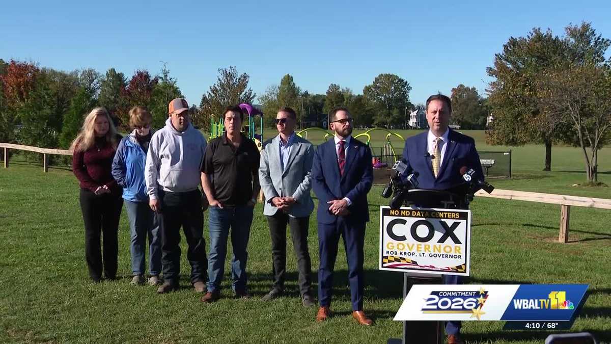 Dan Cox vows data center ban in Maryland if elected governor