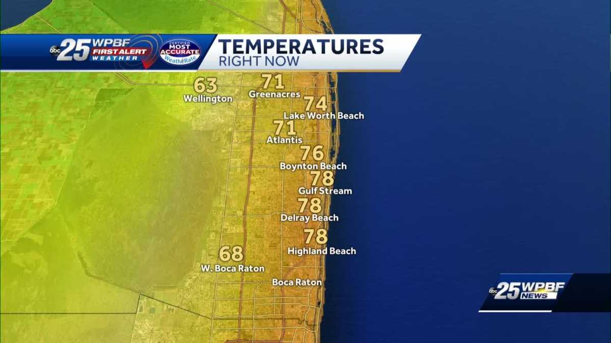 Warmer Day for South Florida