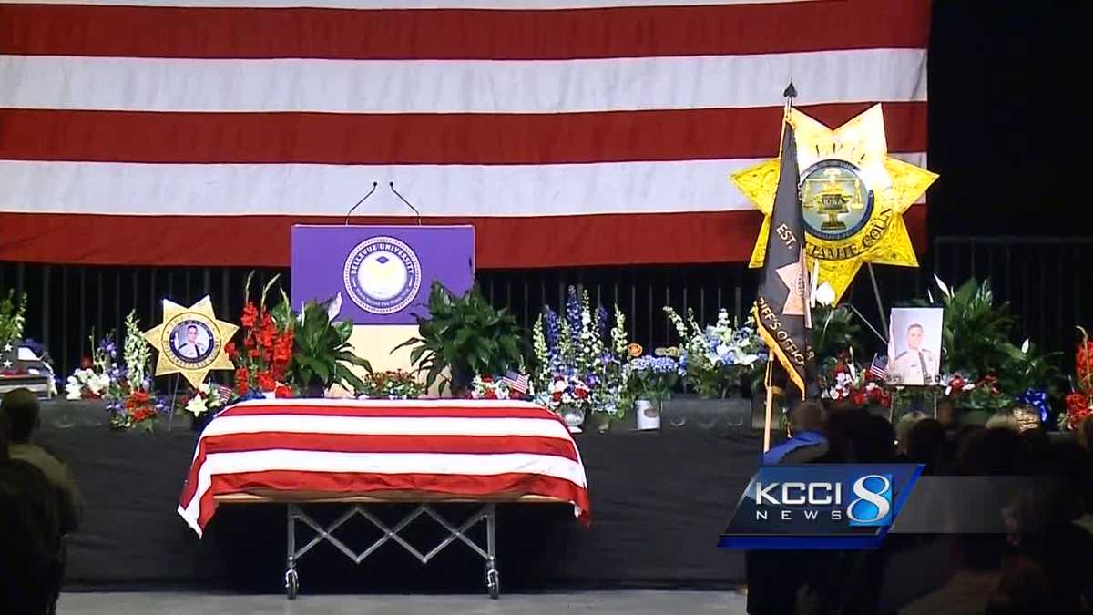Fallen Iowa deputy remembered as a hero