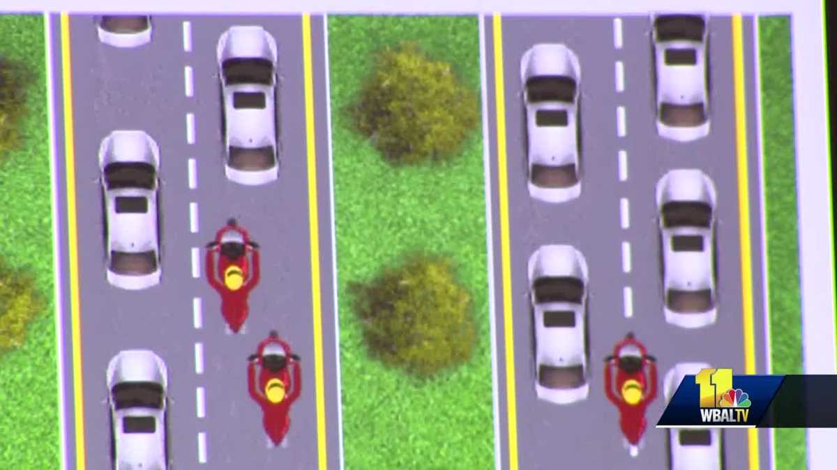 Lane-splitting bill under consideration in Maryland
