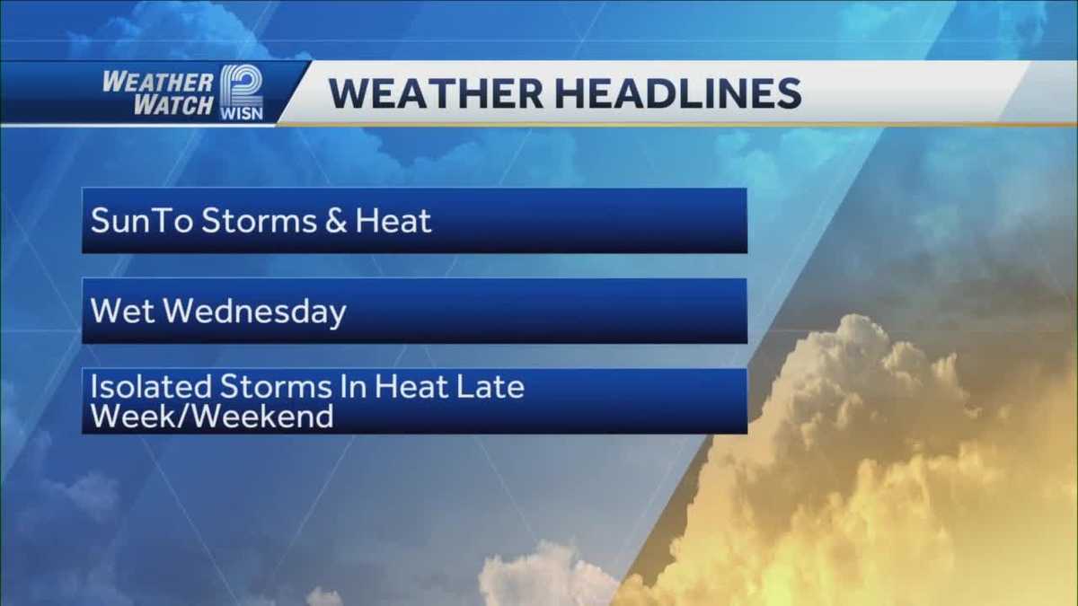 Videocast Sun, showers, then steam