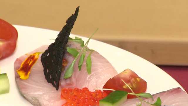 Farm-to-Fork Friday: Kanpachi carpaccio and stone fruit salad with Kru's chefs in Sacramento