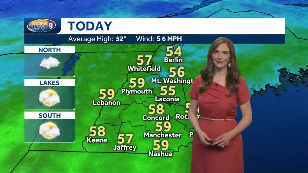 Watch: Early sunshine turns into clouds today