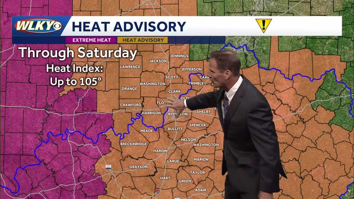 More heat Saturday then some relief