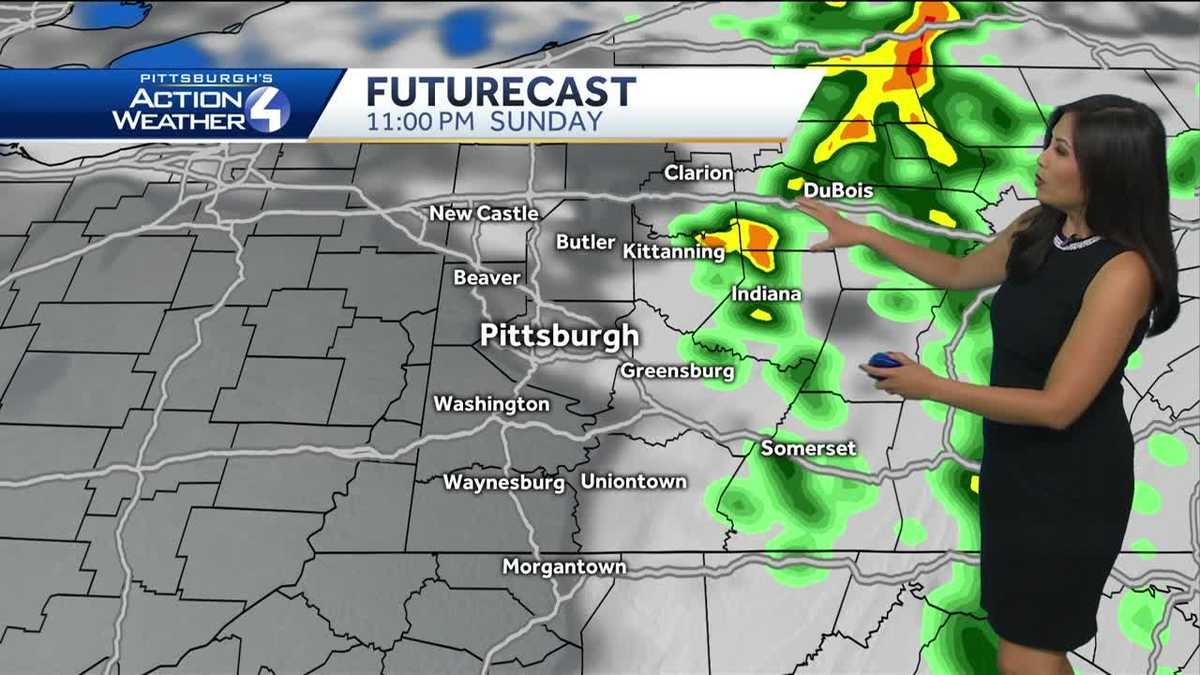 Scattered Rain Showers and Thunderstorms This Evening
