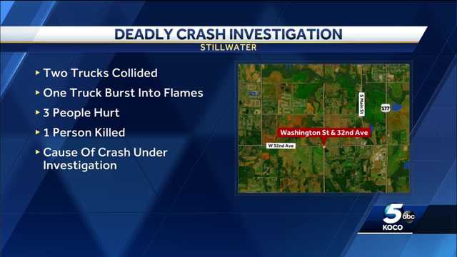One killed, three others injured in fiery two-vehicle crash in Stillwater - Vimarsana News