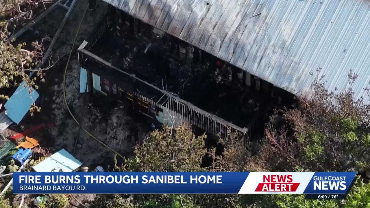 Fire burns through Sanibel home Monday | Naples FM Talk