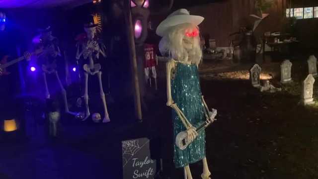 Family decorates home with Taylor Swift-themed Halloween display - Vimarsana News