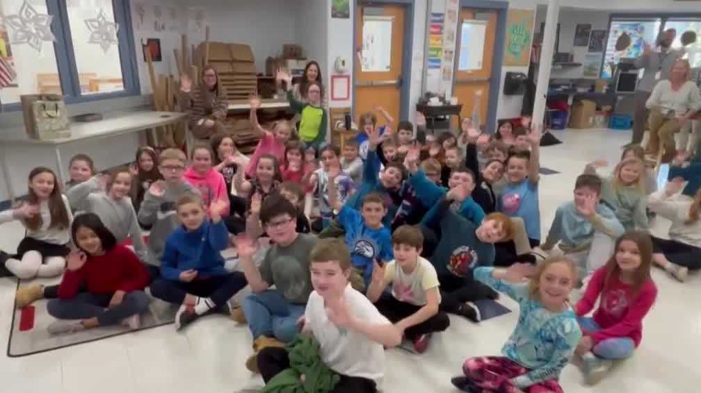 NH weather school visit: Swasey Central School