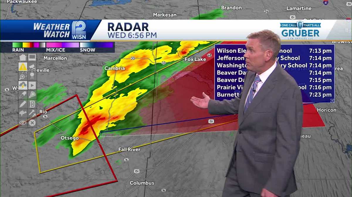 Severe thunderstorm issued for Dodge County