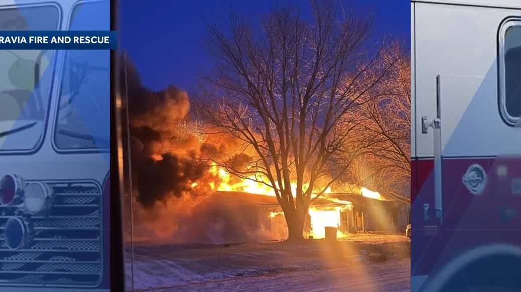 Fire destroys home in southern Iowa