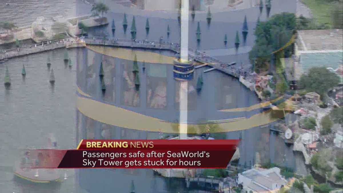Guests back on ground after SeaWorld ride malfunctions