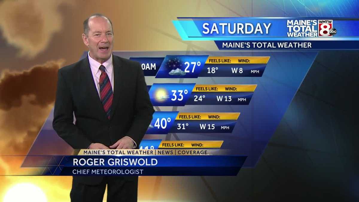 A mix of sun and clouds along with more melting today