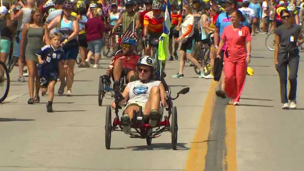 Mother rides RAGBRAI in honor of her late son