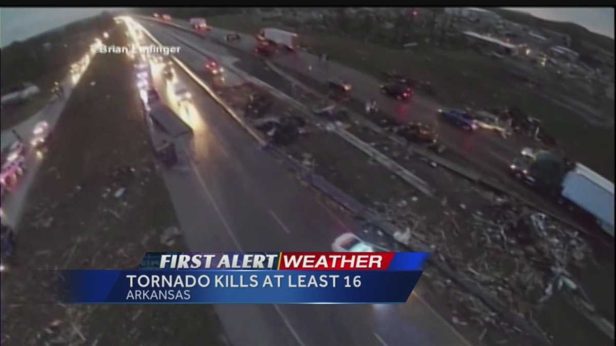 Oklahoma and Arkansas Weather Damage