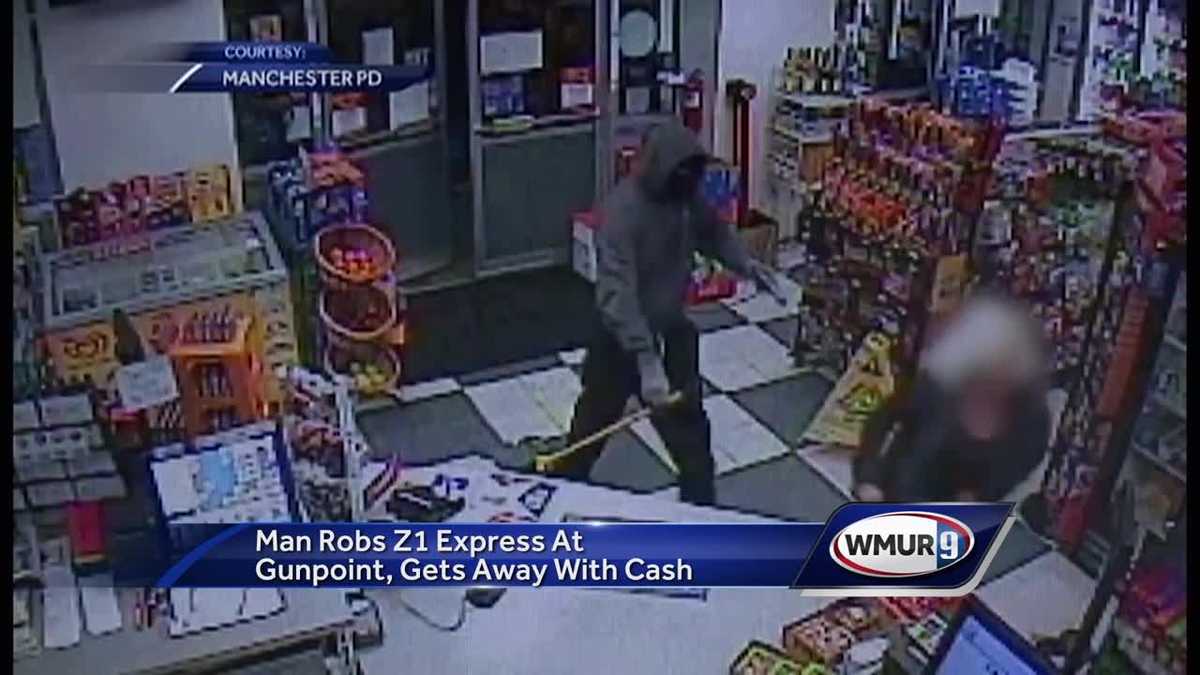Surveillance video of Manchester armed robbery released