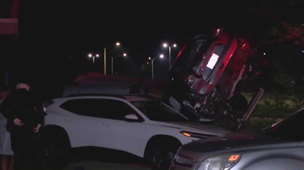 Neighbors: Chase leads to car landing on top of two others in Milwaukee